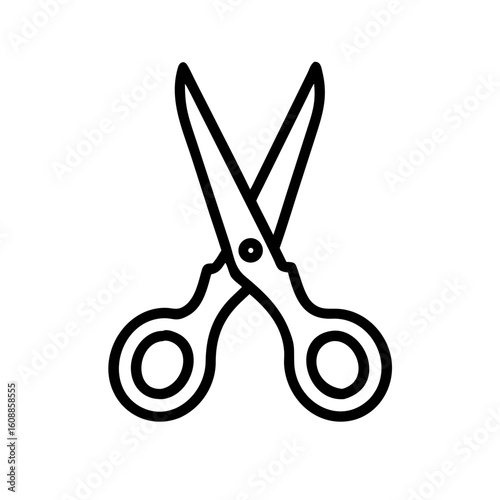 Scissors Icon for Creativity and Crafting Topics
