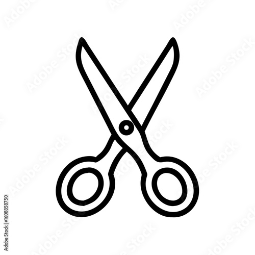 Scissors Icon for Creativity and Crafting Topics