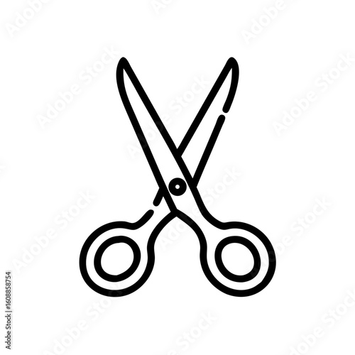 Scissors Icon for Creativity and Crafting Topics
