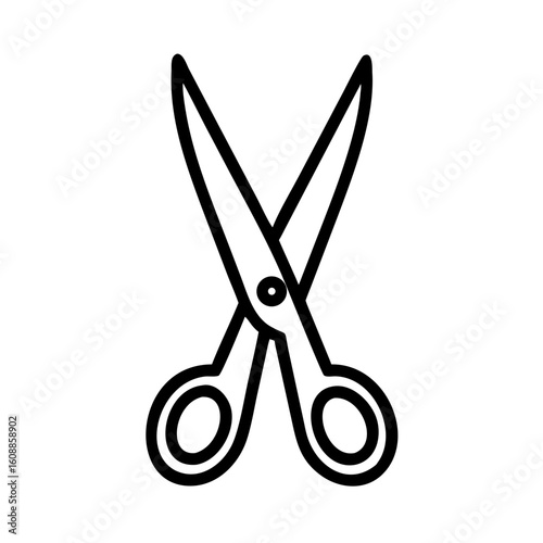 Scissors Icon for Creativity and Crafting Topics