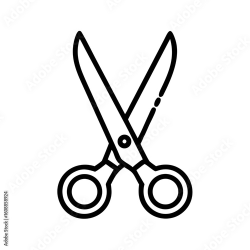 Scissors Icon for Creativity and Crafting Topics