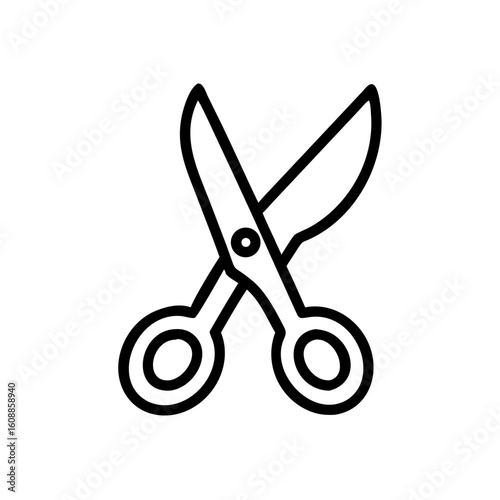 Scissors Icon for Creativity and Crafting Topics
