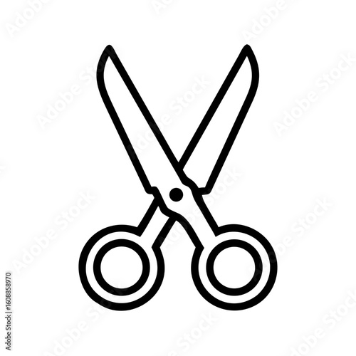 Scissors Icon for Creativity and Crafting Topics