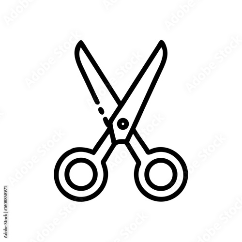 Scissors Icon for Creativity and Crafting Topics