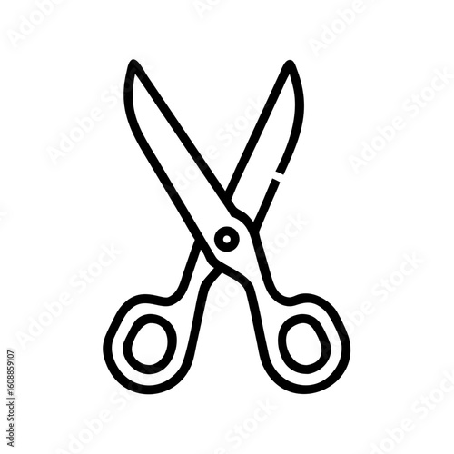 Scissors Icon for Creativity and Crafting Topics