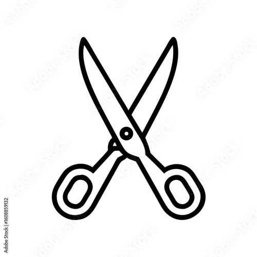Scissors Icon for Creativity and Crafting Topics