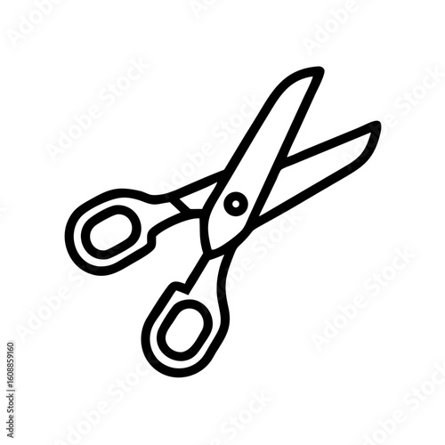 Scissors Icon for Creativity and Crafting Topics