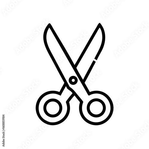 Scissors Icon for Creativity and Crafting Topics