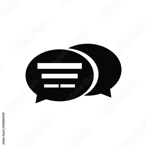 Chat icon vector, Trendy message symbol, comment icon,  speech bubble symbol,  Chat message icons, vector illustration EPS 10.