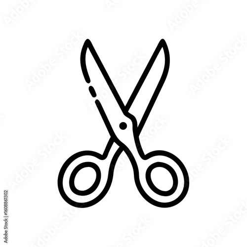 Scissors Icon for Creativity and Crafting Topics