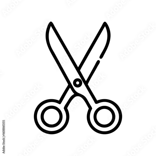 Scissors Icon for Creativity and Crafting Topics