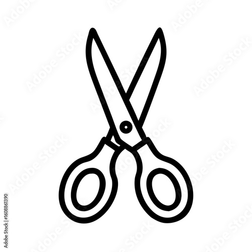 Scissors Icon for Creativity and Crafting Topics