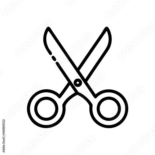 Scissors Icon for Creativity and Crafting Topics