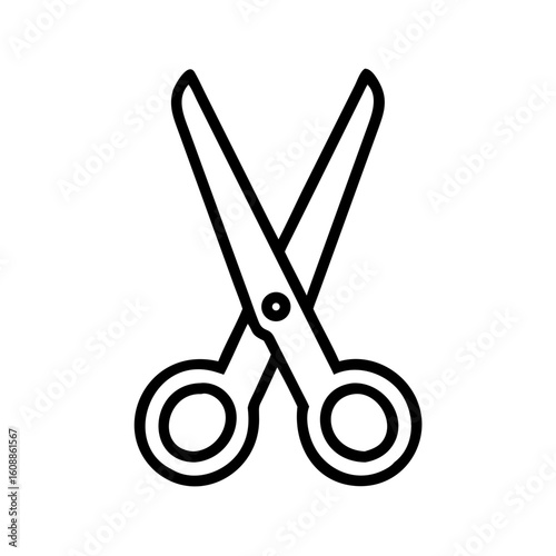 Scissors Icon for Creativity and Crafting Topics