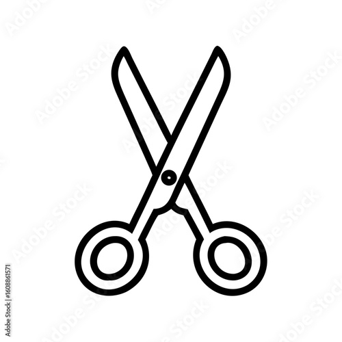 Scissors Icon for Creativity and Crafting Topics