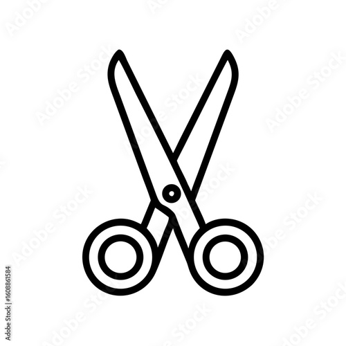 Scissors Icon for Creativity and Crafting Topics