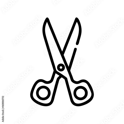 Scissors Icon for Creativity and Crafting Topics
