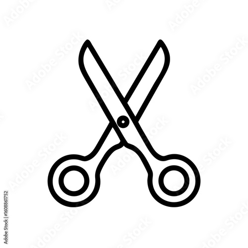 Scissors Icon for Creativity and Crafting Topics