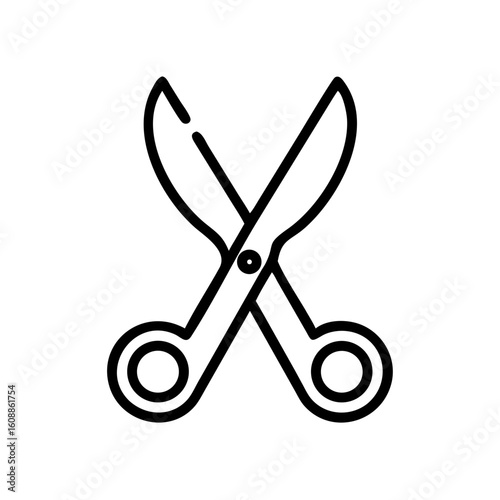 Scissors Icon for Creativity and Crafting Topics