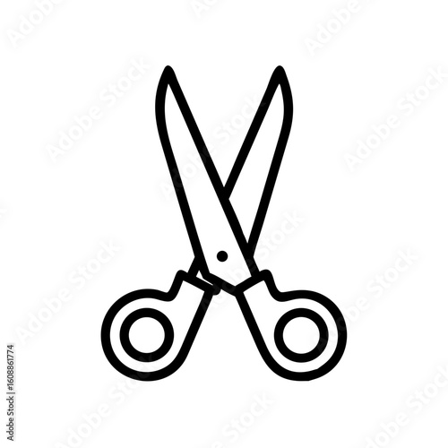Scissors Icon for Creativity and Crafting Topics
