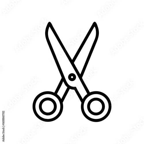 Scissors Icon for Creativity and Crafting Topics