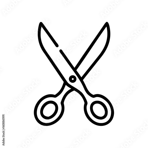 Scissors Icon for Creativity and Crafting Topics