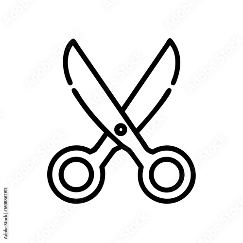Scissors Icon for Creativity and Crafting Topics