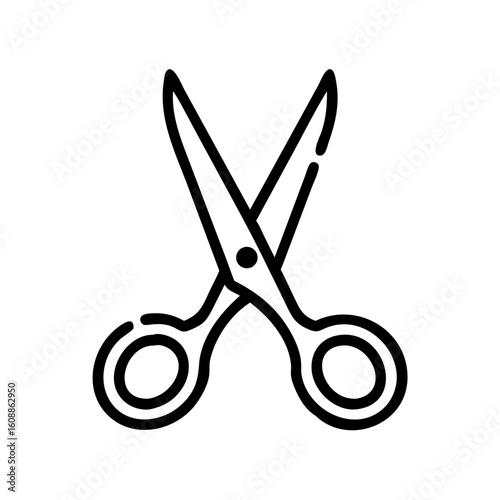 Scissors Icon for Creativity and Crafting Topics