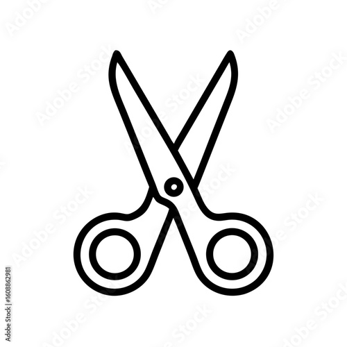 Scissors Icon for Creativity and Crafting Topics