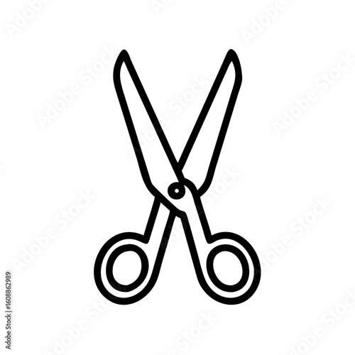 Scissors Icon for Creativity and Crafting Topics