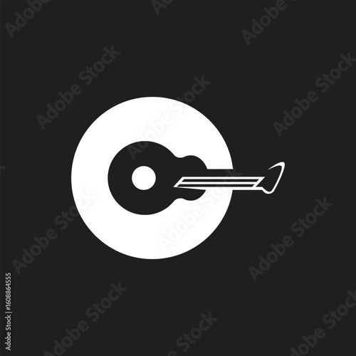 letter G and guitar logo