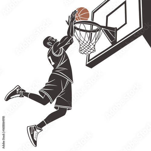 basketball player silhouette