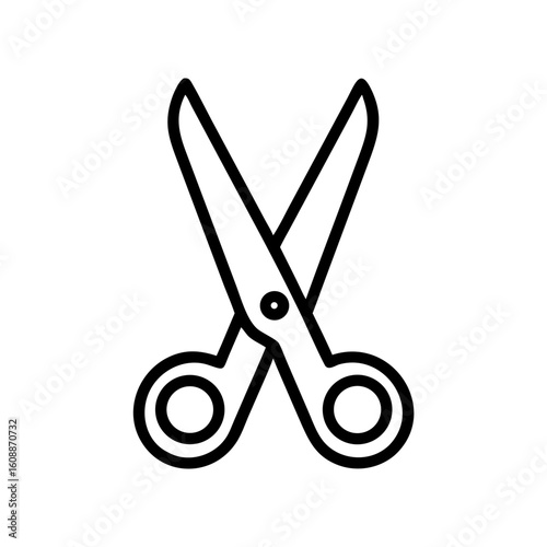 Scissors Icon for Creativity and Crafting Topics