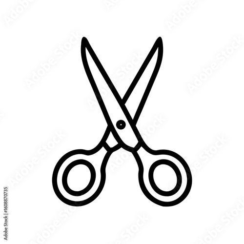 Scissors Icon for Creativity and Crafting Topics