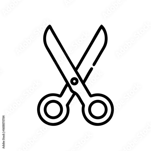 Scissors Icon for Creativity and Crafting Topics