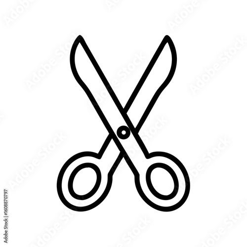 Scissors Icon for Creativity and Crafting Topics