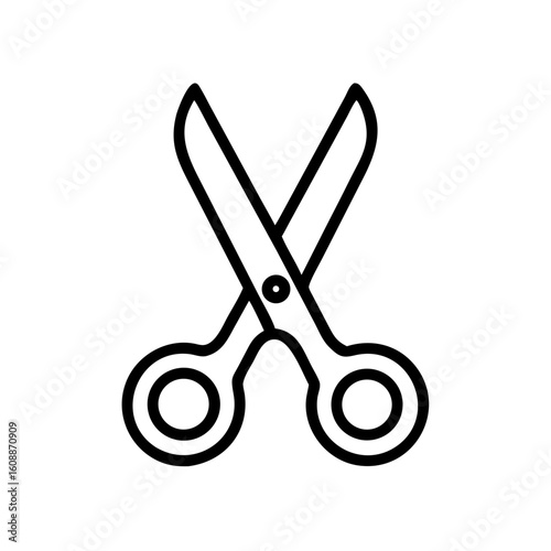 Scissors Icon for Creativity and Crafting Topics