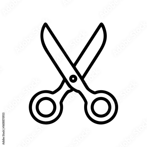 Scissors Icon for Creativity and Crafting Topics