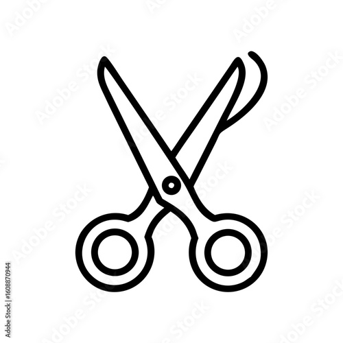 Scissors Icon for Creativity and Crafting Topics