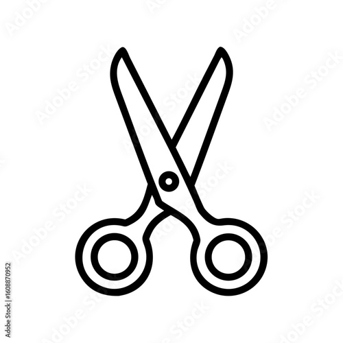 Scissors Icon for Creativity and Crafting Topics