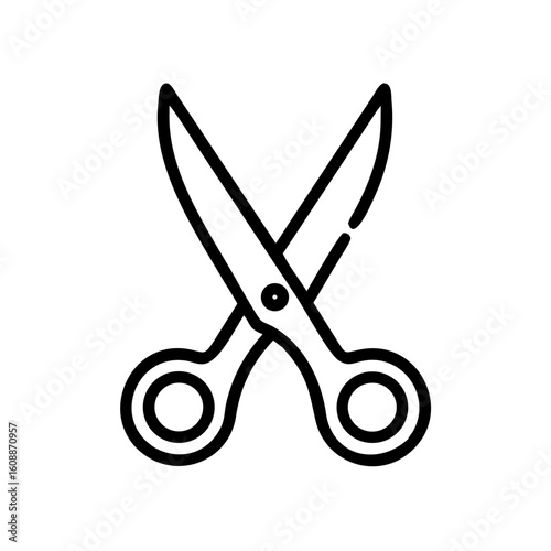 Scissors Icon for Creativity and Crafting Topics