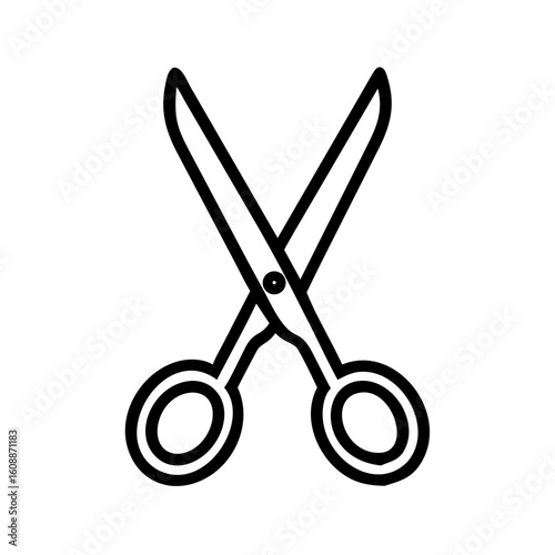 Scissors Icon for Creativity and Crafting Topics