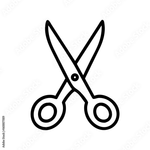 Scissors Icon for Creativity and Crafting Topics