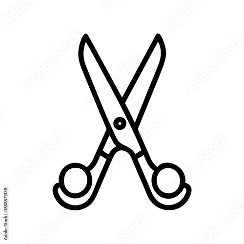 Scissors Icon for Creativity and Crafting Topics