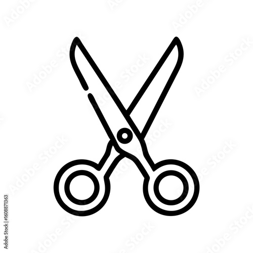 Scissors Icon for Creativity and Crafting Topics