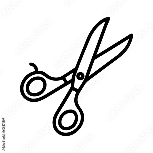 Scissors Icon for Creativity and Crafting Topics