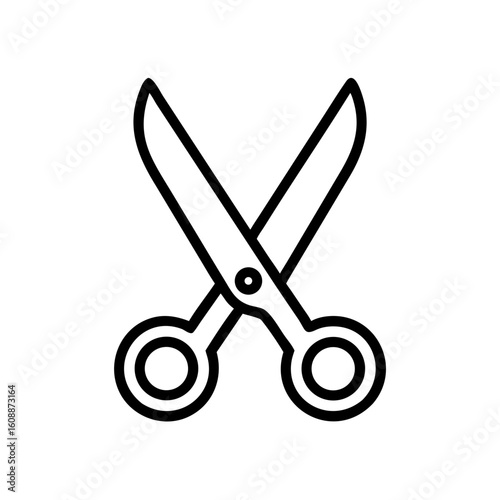 Scissors Icon for Creativity and Crafting Topics