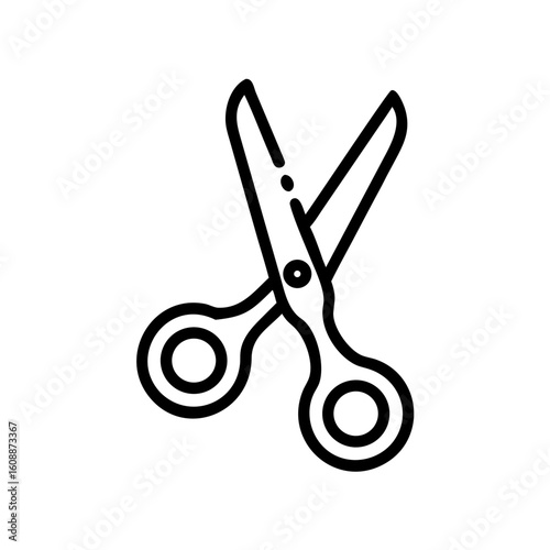 Scissors Icon for Creativity and Crafting Topics