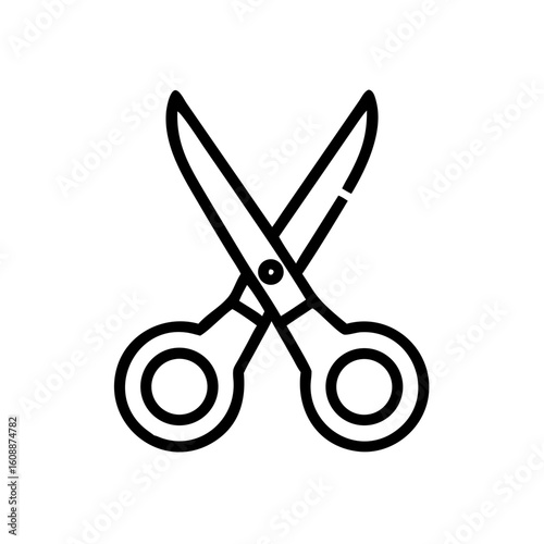 Scissors Icon for Creativity and Crafting Topics