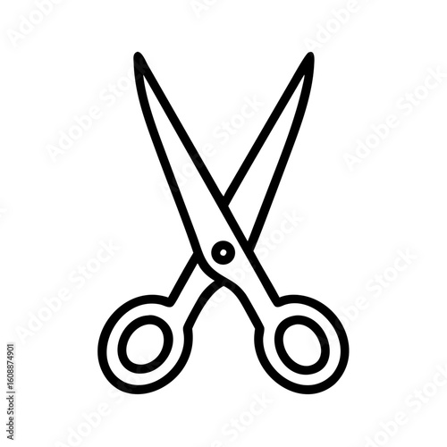 Scissors Icon for Creativity and Crafting Topics